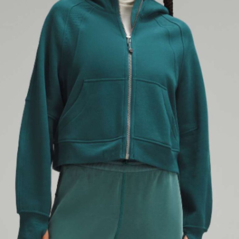 Lululemon Scuba Oversized Full-Zip Hoodie NWT Size M/L Storm Teal